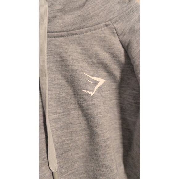 Gymshark Crop Hoodie – Gray, Size Medium - Picture 2 of 4